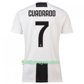 Billige Fotballdrakter Juventus Cuadrado 7 Hjemmedraktsett 2018/19 Kortermet
